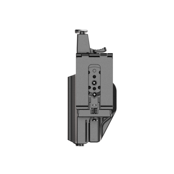 ORPAZ T41 Level 2 Universal Adjustable Holster, Magnetic + Mechanical Retention, Optics Ready OWB Polymer Duty Holster, Made in Israel Molle Pro
