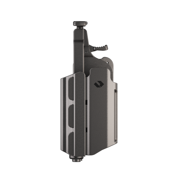 Orpaz T40 G17 Holster with Light Left Handed Compatible with Glock 17 Holster with Light, Medium Pistol Lights, MOLLE Attachment