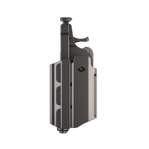 Orpaz T40 G17 Holster with Light Left Handed Compatible with Glock 17 Holster with Light, Medium Pistol Lights, MOLLE Attachment