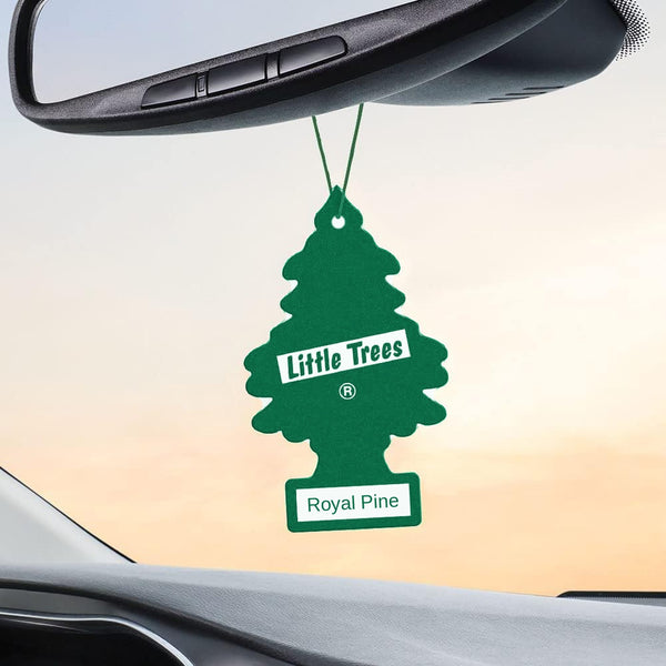 Little Trees Hanging Car Air Freshener, Royal Pine, 2-Pack