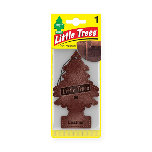 Little Trees Hanging Car Air Freshener, Leather, 1-Pack