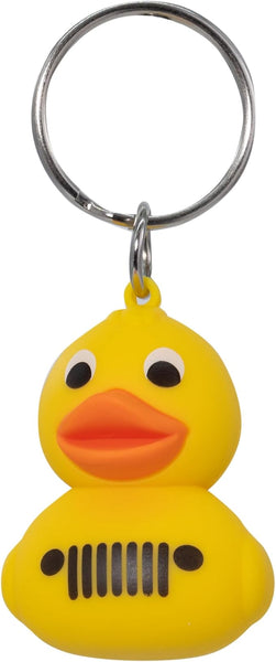 Plasticolor Key Chain, Jeep Rubber Duck with Grill PVC Key Chain