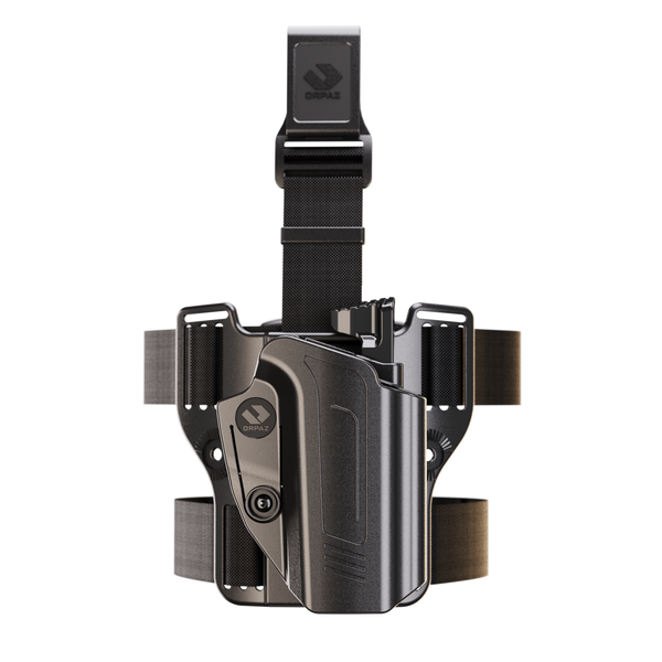 Orpaz Holster G17 Holster Optics Compatible Level II OWB Holster Drop-Leg Holster