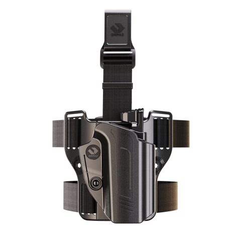 Orpaz Holster G17 Holster Optics Compatible Level II OWB Holster Drop-Leg Holster
