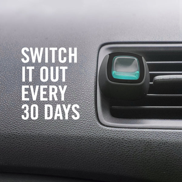 Febreze Vent Clip Car Air Freshener, Odor Eliminator, Unstopables Fresh Scent, 2 CLIPS, 2 Packs