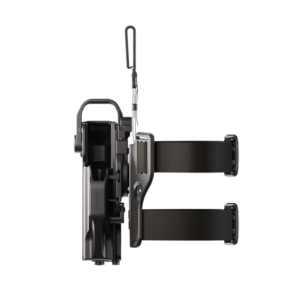 ORPAZ T41 PRO Universal Adjustable Left Handed Holster, Level 3 Security, Hood Guard & Magnetic Retention, Optics Ready OWB Polymer Duty Holster, Made in Israel Drop Leg