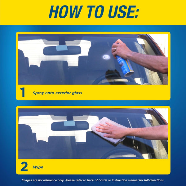 Rain-X 2-In-1 Glass Cleaner and Rain Repellent, Streak-Free Shine, Improves Visibility in Rain, Repels Water, Dirt & Sleet, Auto Glass Cleaner for Car Windows, Windshields & Mirrors, 18oz