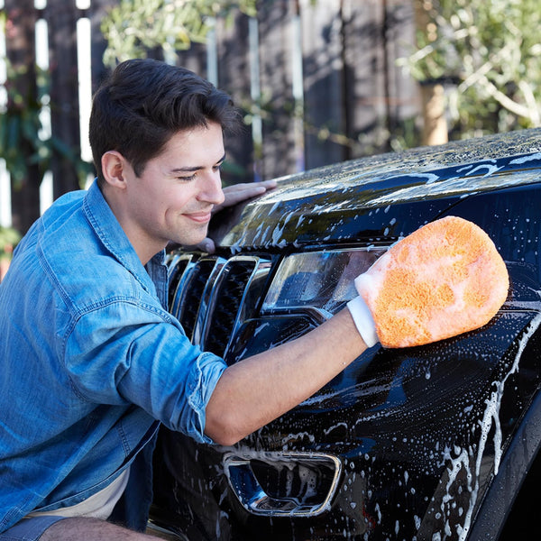 Armor All Microfiber Car Wash Mitt, Cleaner for Bugs or Dirt, for Cars & Truck & Motorcycle, 3 Packs