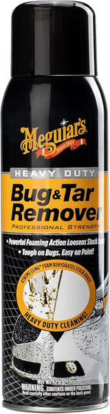 Meguiar's Heavy Duty Bug & Tar Remover, 15 oz – Foaming Spray Safely Loosens Stubborn Bugs & Road Tar