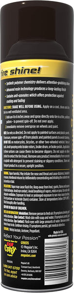 Meguiar's Ultimate Insane Shine Tire Coating, 15 oz Aerosol Spray