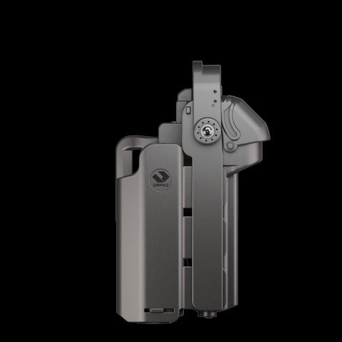 Orpaz T40 Pro G45 Duty Holster with Large Light Holster w/ Magnetic Optic cover, Compatible with Glock 45 Pistol Holder with Laser Mounted Light and Optics with Belt Loop