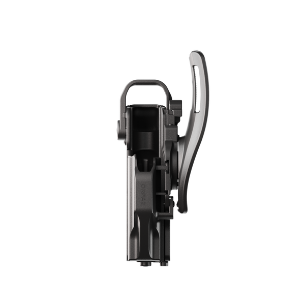 ORPAZ T41 PRO Universal Adjustable Left Handed Holster, Level 3 Security, Hood Guard & Magnetic Retention, Optics Ready OWB Polymer Duty Holster, Made in Israel Low Ride