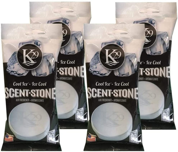 K29 Cool Ice Stone Air Freshener, Environmentally Safe and Long-lasting Fragrance, 4 Packs