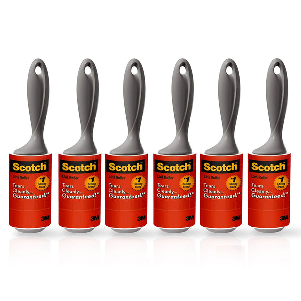 Scotch Lint Roller 56 Sheets (10.1 cm x 8.96 m), 6 Pack