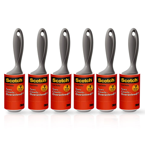 Scotch Lint Roller 56 Sheets (10.1 cm x 8.96 m), 6 Pack