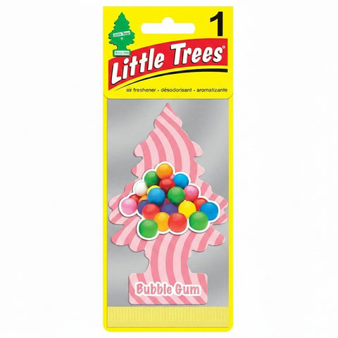 Little Trees Hanging Car Freshener Cardboard Paper For Home Car Office Bubble Gum