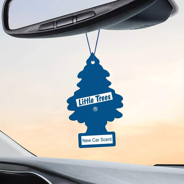 Little Trees Hanging Car Air Freshener, New Car, 2-Pack
