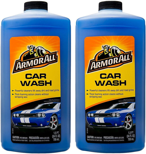 Car Wash Soap by Armor All, Foaming Car Wash Supplies, 24 Fl OzCar Wash Soap by Armor All, Foaming Car Wash Supplies, 24 Fl Oz, 2 Packs