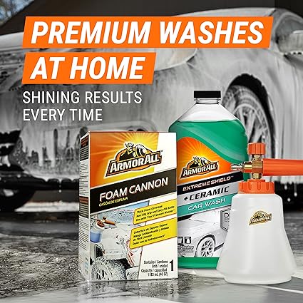 Armor All Car Wash Foam Cannon and Extreme Shield Ceramic Car Wash kit