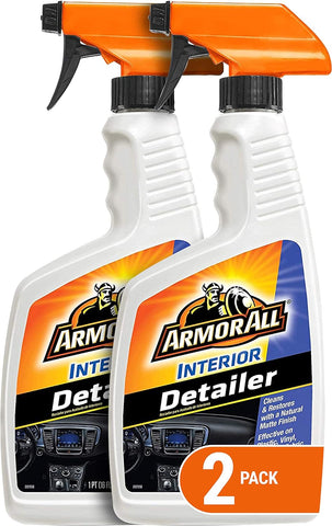 Car Detailer Spray, Car Interior Cleaner Spray for Dirt and Dust, by Armor All, 16 Fl Oz 2 Pack
