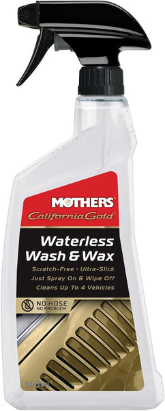Mothers California Gold Waterless Wash & Wax Cleans, 24 fl. oz, 6 Packs