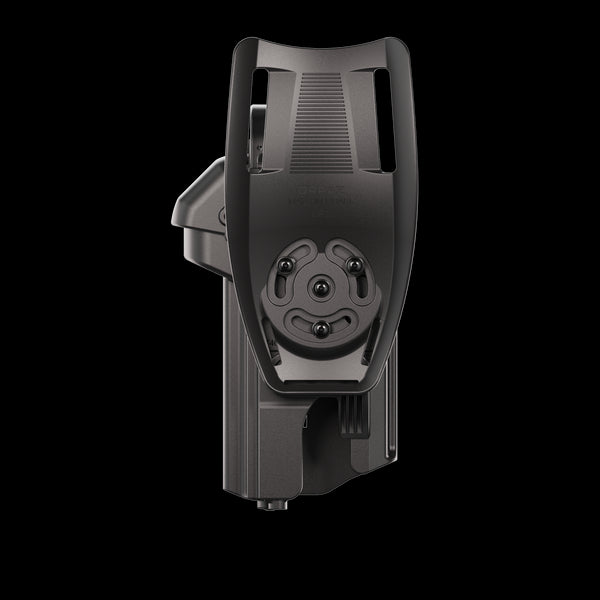 Orpaz T40 Pro G19 Duty Holster with Medium Light Holster w/ Magnetic Optic cover Compatible with Glock 19 Pistol Holder with Laser Mounted Light and Optics with Low-Ride