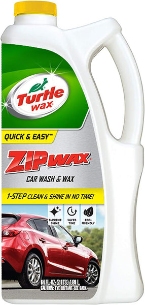 Turtle Wax Liquid Car Wash and Wax, Easy and Quick Zip Wax T-79, 64 oz. 3 Packs