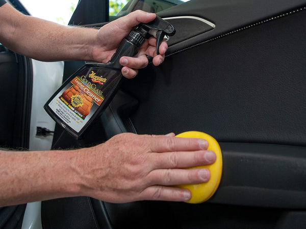 Meguiar's Gold Class Leather & Vinyl Cleaner, Tough Grime & Stain Remover, Safe for Car Interiors, Spray
