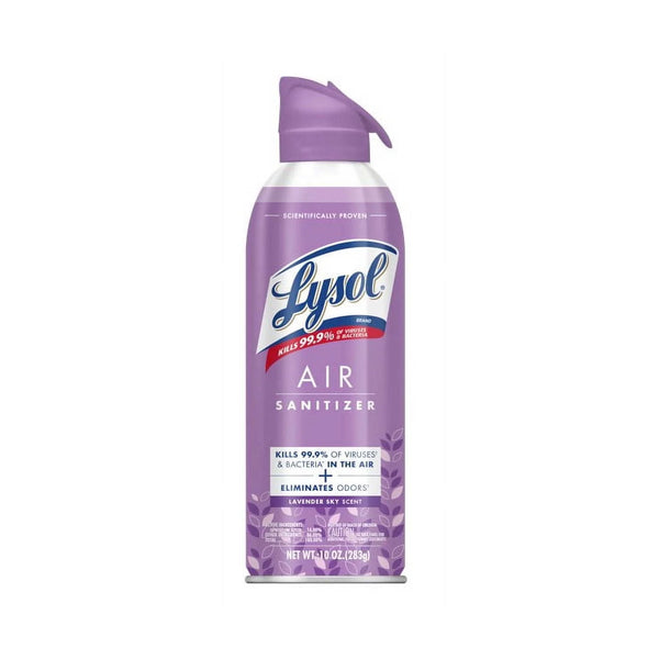 Lysol Air Sanitizer Spray, Lavender Sky Scent, Odor Eliminator and Air Freshener, 10 fl oz, 3 Packs