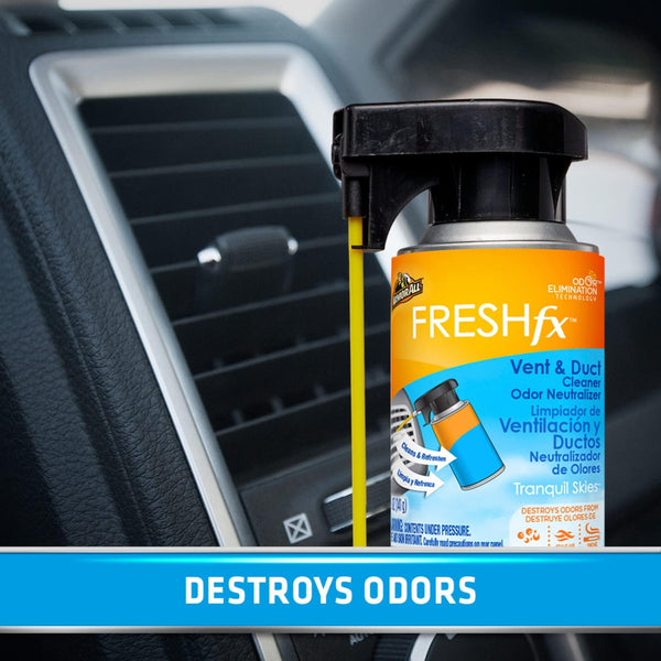 Armor All Fresh FX Vent and Duct Cleaner Odor Neutralizer, Stocking Stuffers, Tranquil Skies Scent, 5 OZ, 3 Packs