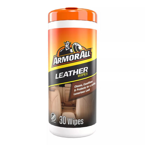 Armor All Leather Cleaning Wipes Auto Home & Office Renew & Revive Leather’s Natural Beauty 30 Wipes
