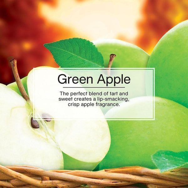 Little Trees Hanging Car Air Freshener, Green Apple, 2-Pack