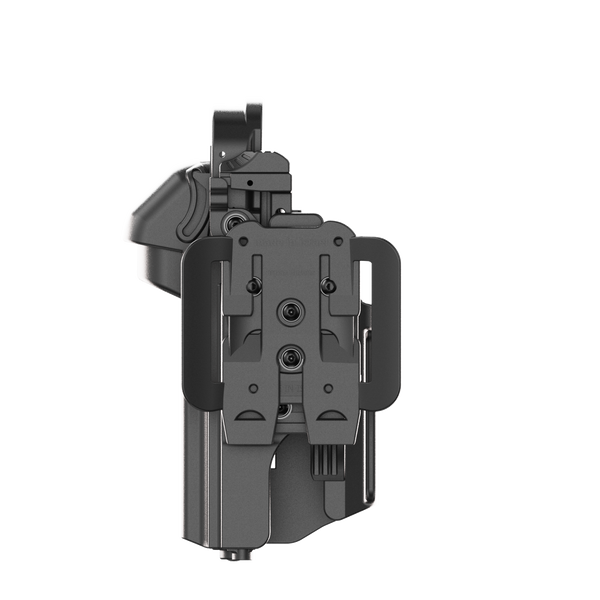 Orpaz T40 Pro G45 Duty Holster with Medium Light Holster Compatible with Glock 45 Pistol Holder with Laser Mounted Light and Optics with Belt Loop