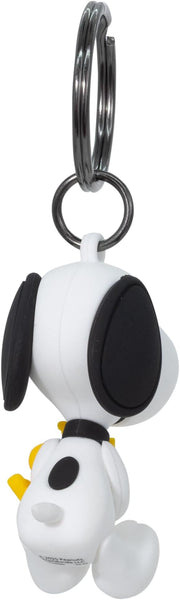 Plasticolor Peanuts Snoopy Holding Woodstock 3-Dimensional PVC Key Chain