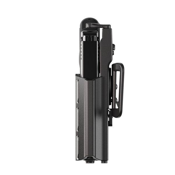 ORPAZ T41 Level 2 Universal Adjustable Holster, Magnetic + Mechanical Retention, Optics Ready OWB Polymer Duty Holster, Made in Israel Belt Loop