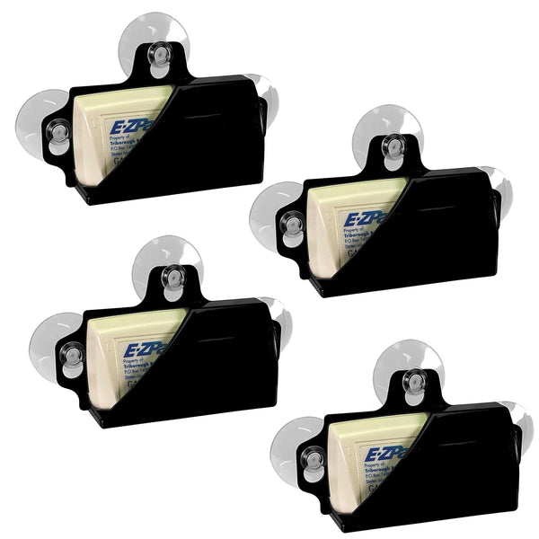 T-Rex EZ Pass/I-Pass Holder for Car, Holds Tightly to Your Car Windshield with 3 Suction Cups, Black