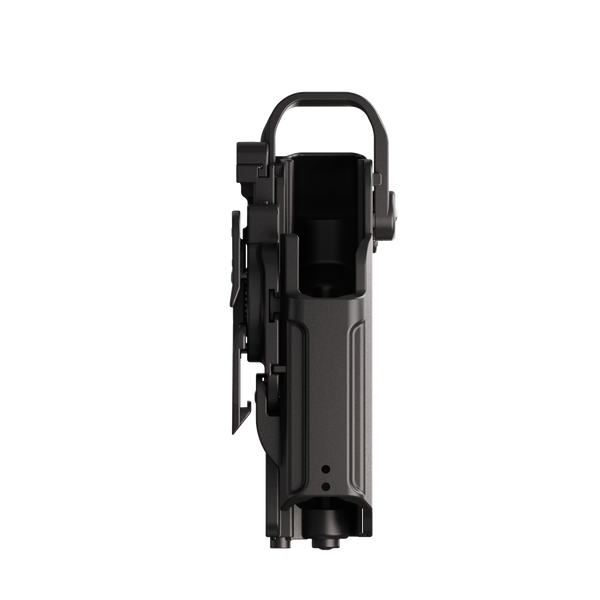 Orpaz T40 Pro G45 Duty Holster with Medium Light Holster Compatible with Glock 45 Pistol Holder with Laser Mounted Light and Optics with Molle