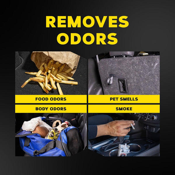 Meguiar’s Black Chrome Car Air Freshener Spray, Odor Eliminator & Long-Lasting Fresh Scent, 8 Oz