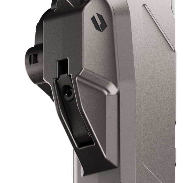 Orpaz Sigma G19 Duty Holster – Compatible with Glock 19 - OWB Tactical Holster with Level 3 or Level 2, Thumb Release, Optics-Ready, with Belt Attachment