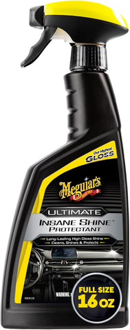 Meguiar's Ultimate Insane Shine Protectant, High-Gloss Interior & Exterior Spray, 16 oz