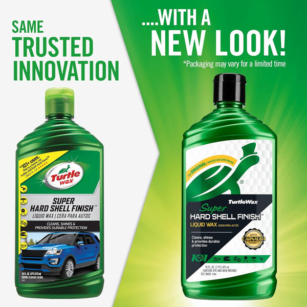 Turtle Wax Super Hard Shell Liquid Car Wax - 16 oz. (T-123R)