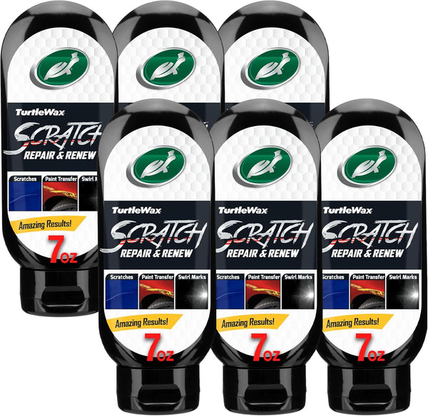 Turtle Wax Car Paint Scratch Repair & Renew 7 oz, 6 Pack