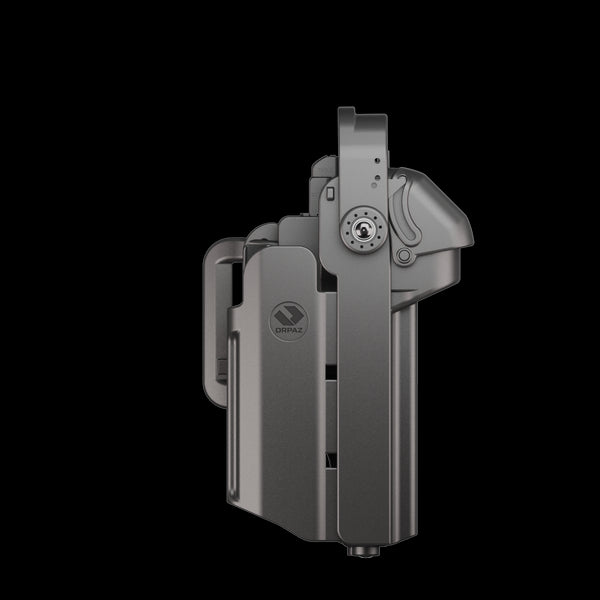 Orpaz T40 Pro G45 LH Duty Holster with Medium Light Holster w/ Magnetic Optic cover, Compatible with Glock 45 Pistol Holder with Laser Mounted Light and Optics with Belt Loop