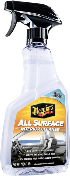Meguiar's All Surface Interior Cleaner, Safe Multi-Surface Car Interior Spray, 16 oz