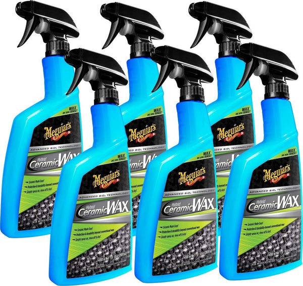 Meguiar's Hybrid Ceramic Wax, 26 oz Trigger Spray, 6 Pack