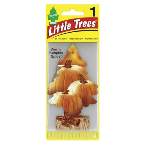 Little Trees Auto Air Freshener, Hanging Card, Warm Pumpkin Spice