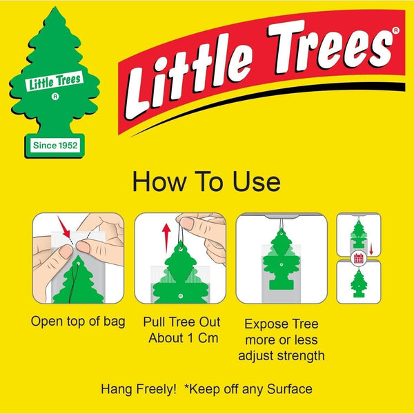 Little Trees Hanging Car Freshener Cardboard Paper For Home Car Office Jasmin