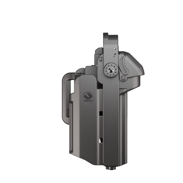 Orpaz T40 Pro G22 Duty Holster with Medium Light Holster Compatible with Glock 22 Pistol Holder with Laser Mounted Light and Optics with Belt Loop