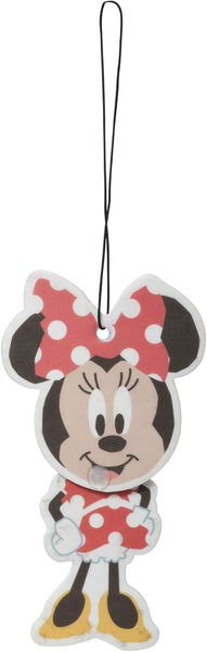Plasticolor Disney Minnie Mouse Wiggler Air Freshener, Fun Hanging Car Accessory, Cherry Scent