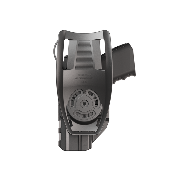 Orpaz Sigma G19 Duty Holster – Compatible with Glock 19 - OWB Tactical Holster with Level 3 or Level 2, Thumb Release, Optics-Ready, with Low Ride Attachment